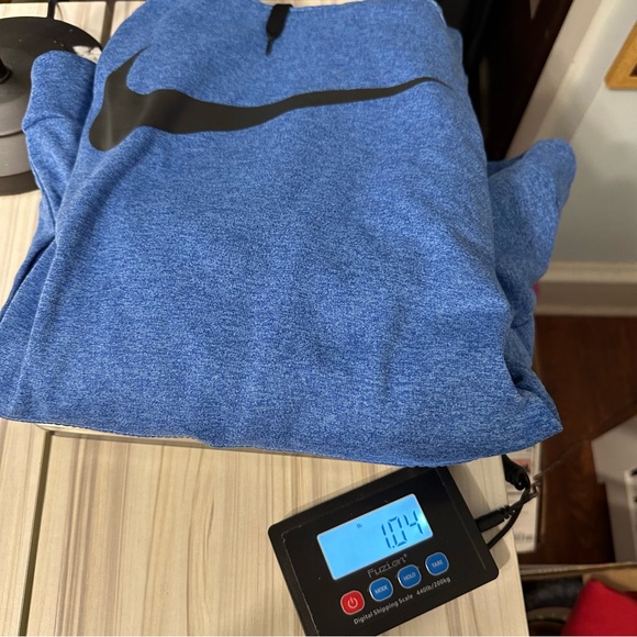 Nike Men's Therma-Fit Hoodie Heather Blue Large - Picture 7 of 7